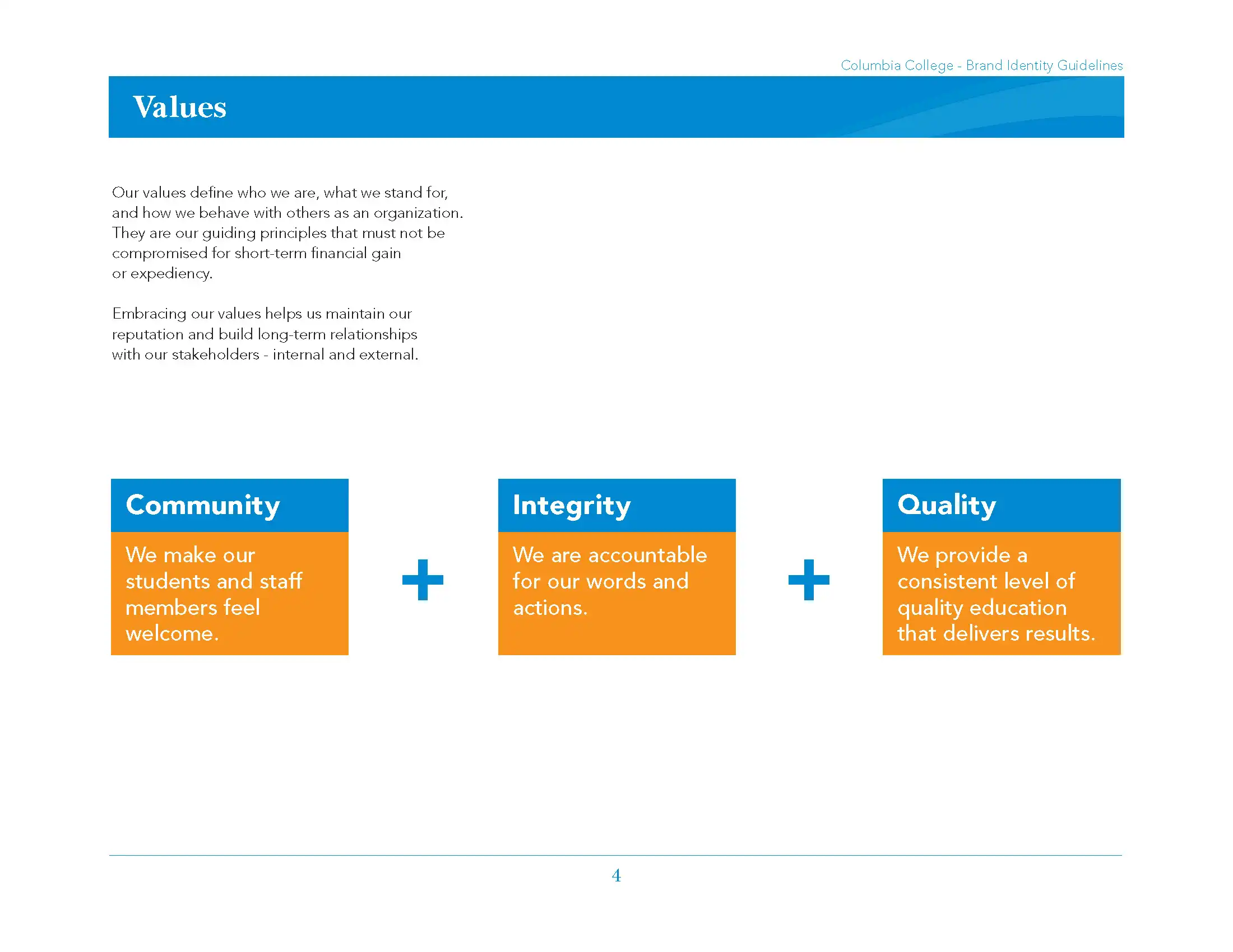 Columbia College Brand Guide (3 of 4)