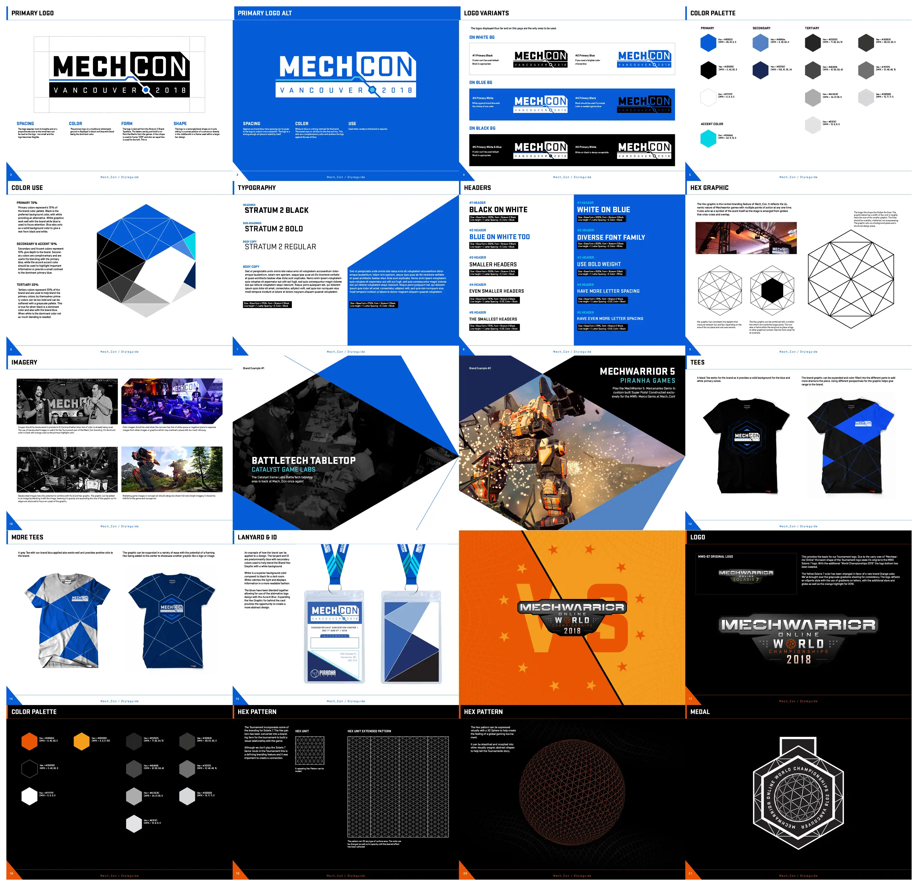 Mech_Con 2018 style guide components